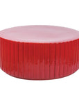 Seasonal Living Flute Ceramic Round Patio Accent Table