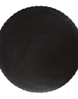 Seasonal Living Flute Ceramic Round Patio Accent Table