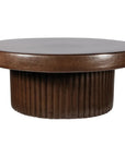 Seasonal Living Flute Coffee Table - Pyrite Brown Outdoor Coffee Table