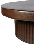 Seasonal Living Flute Coffee Table - Pyrite Brown Outdoor Coffee Table