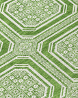 LOOMLAN Rugs Flutira Green Washable Indoor-Outdoor Rug