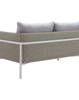 Frais Gray Loveseat - LOOMLAN - Zuo Modern - Outdoor Sofas & Loveseats