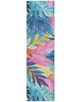 LOOMLAN Rugs Frayura Blue Washable Indoor-Outdoor Rug