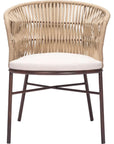 Freycinet Dining Chair (Set of 2) Natural - LOOMLAN - Zuo Modern - Outdoor Dining Chairs