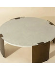 SUNPAN Gallus Concrete Outdoor Round Coffee Table