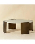 SUNPAN Gallus Concrete Outdoor Round Coffee Table
