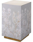 Jamie Young Garland Floral Square Side Table