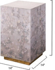Jamie Young Garland Floral Square Side Table