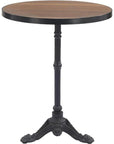 Gazebo Walnut Round Dining Table - LOOMLAN - Zuo Modern - Outdoor Dining Tables