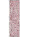 LOOMLAN Rugs Geneva Pink Washable Indoor-Outdoor Rug