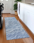 LOOMLAN Rugs Geodari Blue Washable Indoor-Outdoor Rug