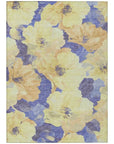 LOOMLAN Rugs Glamore Gold Washable Indoor-Outdoor Rug