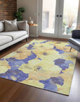 LOOMLAN Rugs Glamore Gold Washable Indoor-Outdoor Rug