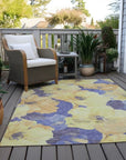 LOOMLAN Rugs Glamore Gold Washable Indoor-Outdoor Rug
