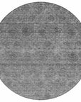 LOOMLAN Rugs Glenra Gray Washable Indoor-Outdoor Rug