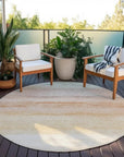 LOOMLAN Rugs Goldira Orange Washable Indoor-Outdoor Rug