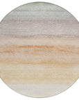 LOOMLAN Rugs Goldira Orange Washable Indoor-Outdoor Rug
