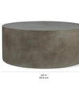Seasonal Living Grand Louis Coffee Table - White Outdoor Coffee Table