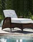 Grand Traverse 2Pc Set Chaise Lounge Table - LOOMLAN - Lloyd Flanders - Outdoor Lounge Sets