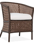 Lloyd Flanders Grand Traverse Barrel Outdoor Dining Chair Sunbrella
