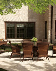Lloyd Flanders Grand Traverse Outdoor Dining Armchair Sunbrella