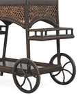 Lloyd Flanders Grand Traverse Outdoor Furniture Patio Bar Cart