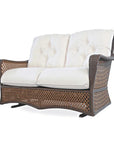 Lloyd Flanders Grand Traverse Patio Loveseat Glider Set Tables