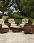 Grand Traverse Swivel Glider Lounge Chair Sunbrella - LOOMLAN - Lloyd Flanders - Outdoor Lounge Chairs