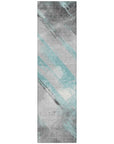 LOOMLAN Rugs Grandelux Teal Washable Indoor-Outdoor Rug