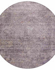 LOOMLAN Rugs Halora Purple Washable Indoor-Outdoor Rug