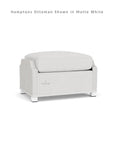 Hamptons Outdoor Furniture Wicker Large Ottoman - LOOMLAN - Lloyd Flanders - Outdoor Ottomans