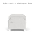 Hamptons Outdoor Furniture Wicker Large Ottoman - LOOMLAN - Lloyd Flanders - Outdoor Ottomans