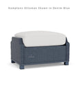 Hamptons Outdoor Wicker 2 Lounge Chair Set Ottomans - LOOMLAN - Lloyd Flanders - Outdoor Lounge Sets