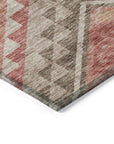 LOOMLAN Rugs Harmony Brown Washable Indoor-Outdoor Rug
