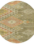LOOMLAN Rugs Harmony Green Washable Indoor-Outdoor Rug