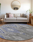 Harmony Pewter Washable Indoor - Outdoor Rug - LOOMLAN - LOOMLAN Rugs - Outdoor Rugs