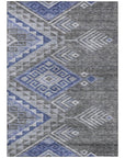 Harmony Pewter Washable Indoor - Outdoor Rug - LOOMLAN - LOOMLAN Rugs - Outdoor Rugs