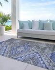 Harmony Pewter Washable Indoor - Outdoor Rug - LOOMLAN - LOOMLAN Rugs - Outdoor Rugs