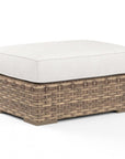Havana Sunbrella Outdoor Ottoman - LOOMLAN - Sunset West - Outdoor Ottomans