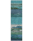 LOOMLAN Rugs Havari Teal Washable Indoor-Outdoor Rug
