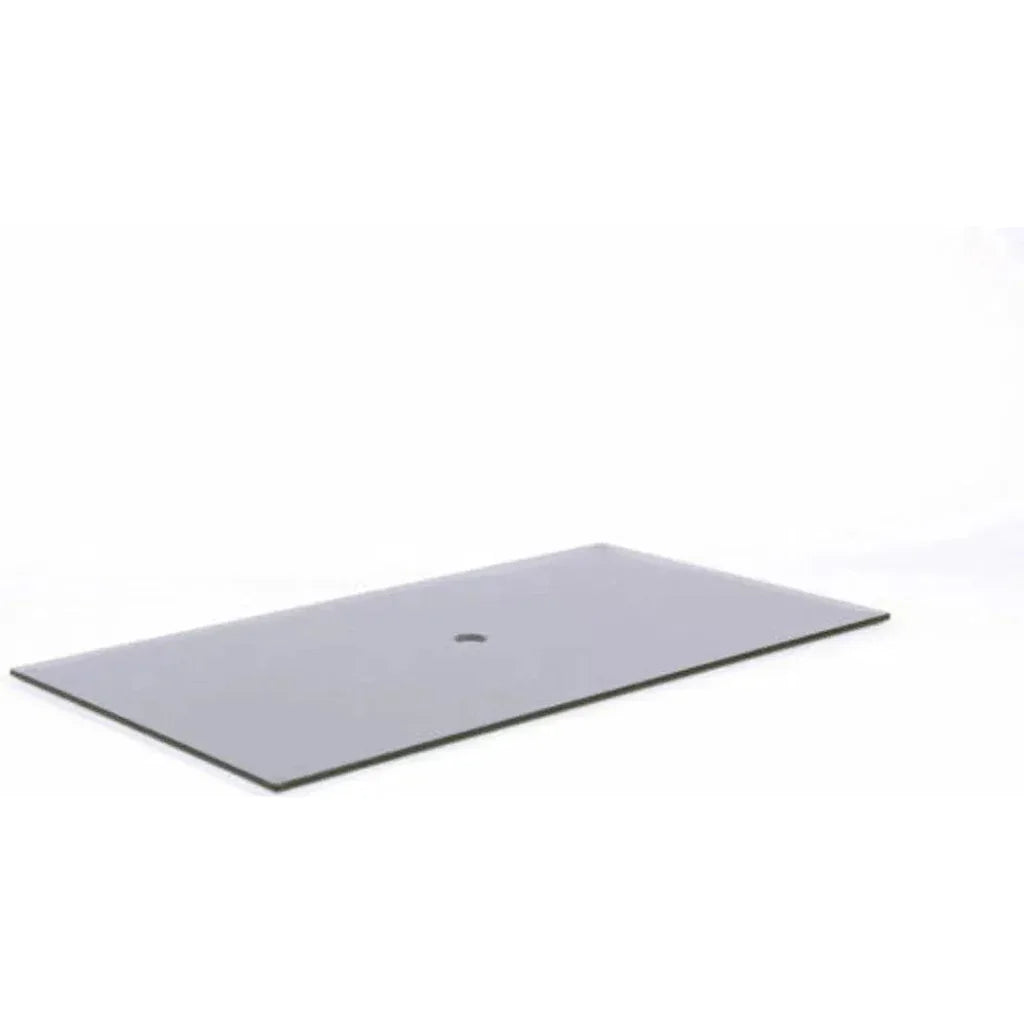 HDPE Poly Wood Rectangular Fire Table USA Made - LOOMLAN - Breezesta - Outdoor Fire Tables