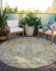 LOOMLAN Rugs Helsinki Gold Washable Indoor-Outdoor Rug