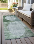 LOOMLAN Rugs Henry Blue Washable Indoor-Outdoor Rug