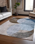 LOOMLAN Rugs Henry Denim Washable Indoor-Outdoor Rug