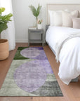 LOOMLAN Rugs Henry Lavender Washable Indoor-Outdoor Rug