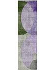 LOOMLAN Rugs Henry Lavender Washable Indoor-Outdoor Rug