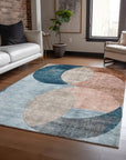 Henry Orange Washable Indoor - Outdoor Rug - LOOMLAN - LOOMLAN Rugs - Outdoor Rugs