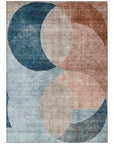 Henry Orange Washable Indoor - Outdoor Rug - LOOMLAN - LOOMLAN Rugs - Outdoor Rugs