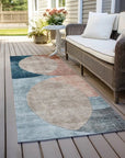 Henry Orange Washable Indoor - Outdoor Rug - LOOMLAN - LOOMLAN Rugs - Outdoor Rugs