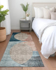 Henry Orange Washable Indoor - Outdoor Rug - LOOMLAN - LOOMLAN Rugs - Outdoor Rugs